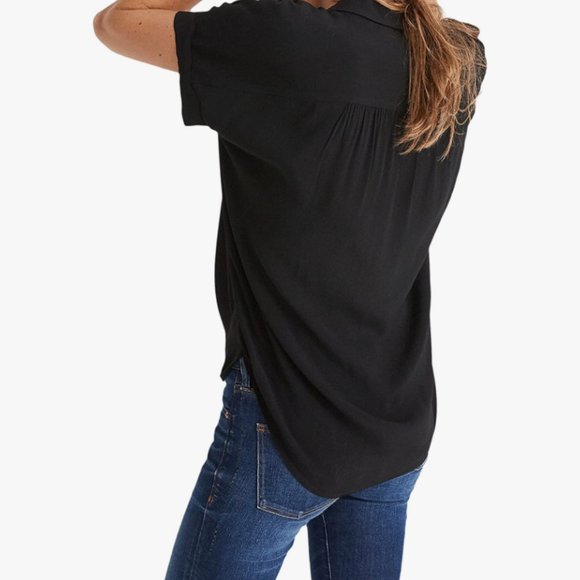COPY - MADEWELL Central Drapey Shirt (M) - Picture 2 of 7